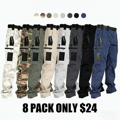 Men's Tactical Cargo Pants-Multi-Pocket Design