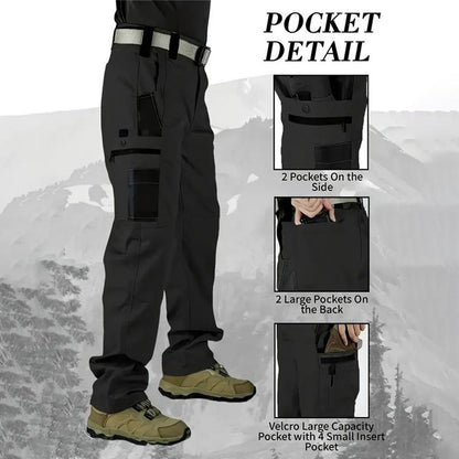 Men's Tactical Cargo Pants-Multi-Pocket Design