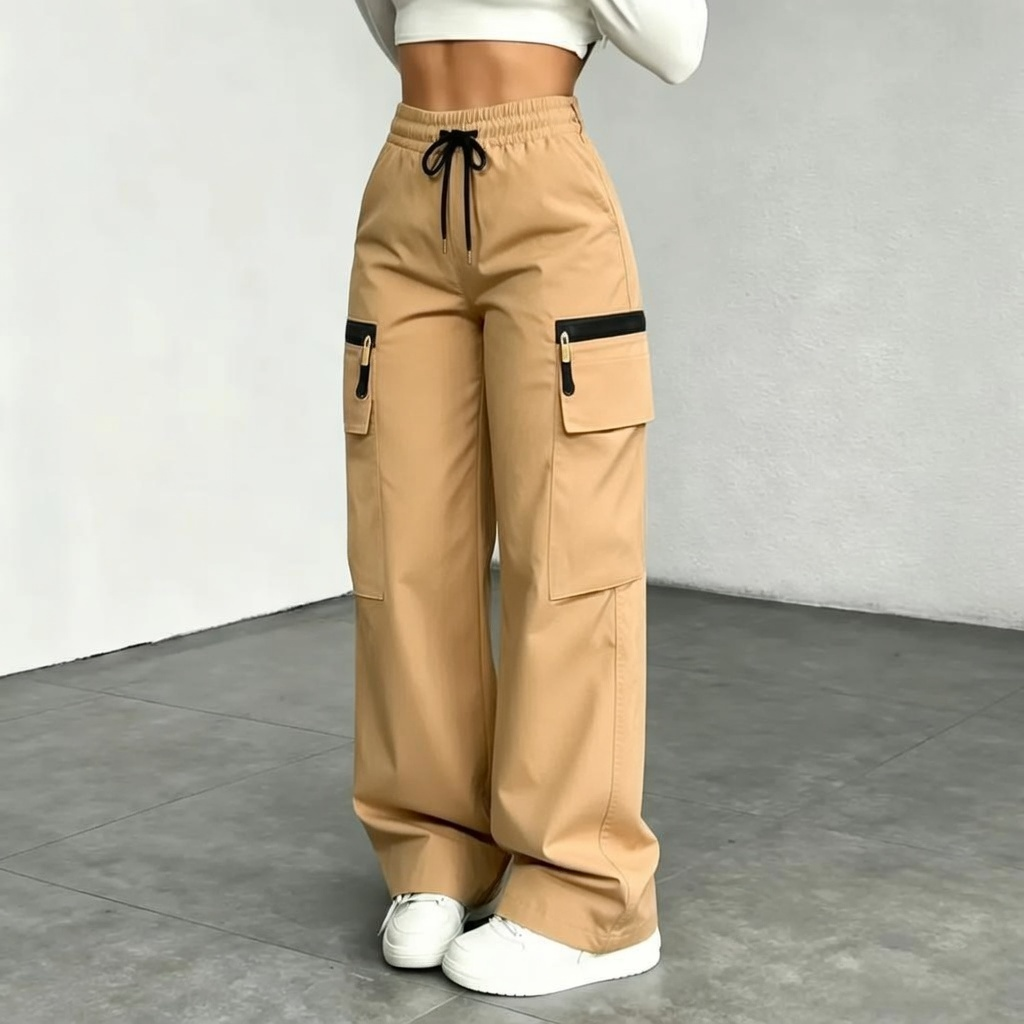 ⚡FINAL SALE 🔥Women's lightweight loose cargo pants with multiple pockets