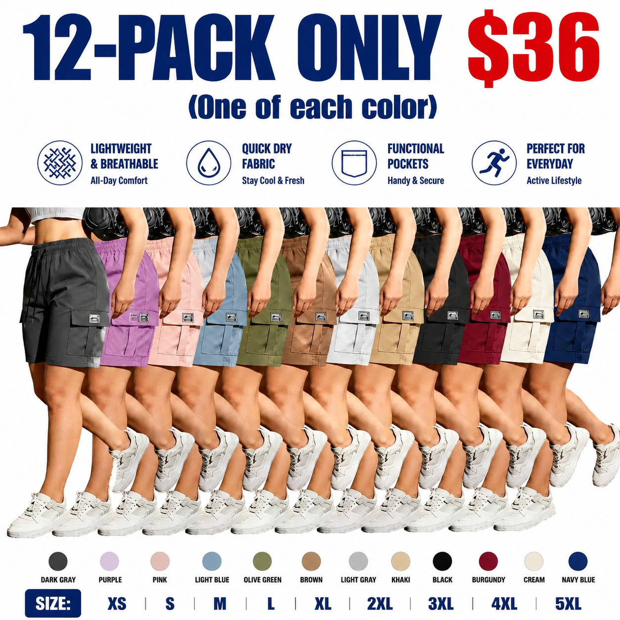 Women’s Outdoor Cargo Shorts