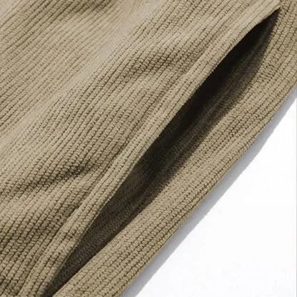 ⚡Men's Corduroy Straight-Leg Sweatpants Autumn New Arrival Loose Fit Wide-Leg Casual Pants⚡