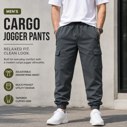 Men’s Multi-Pocket Cargo Jogger Pants