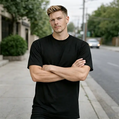 12 Pack Men's Classic Crew Neck T Shirts Soft Short Sleeve Everyday Basics