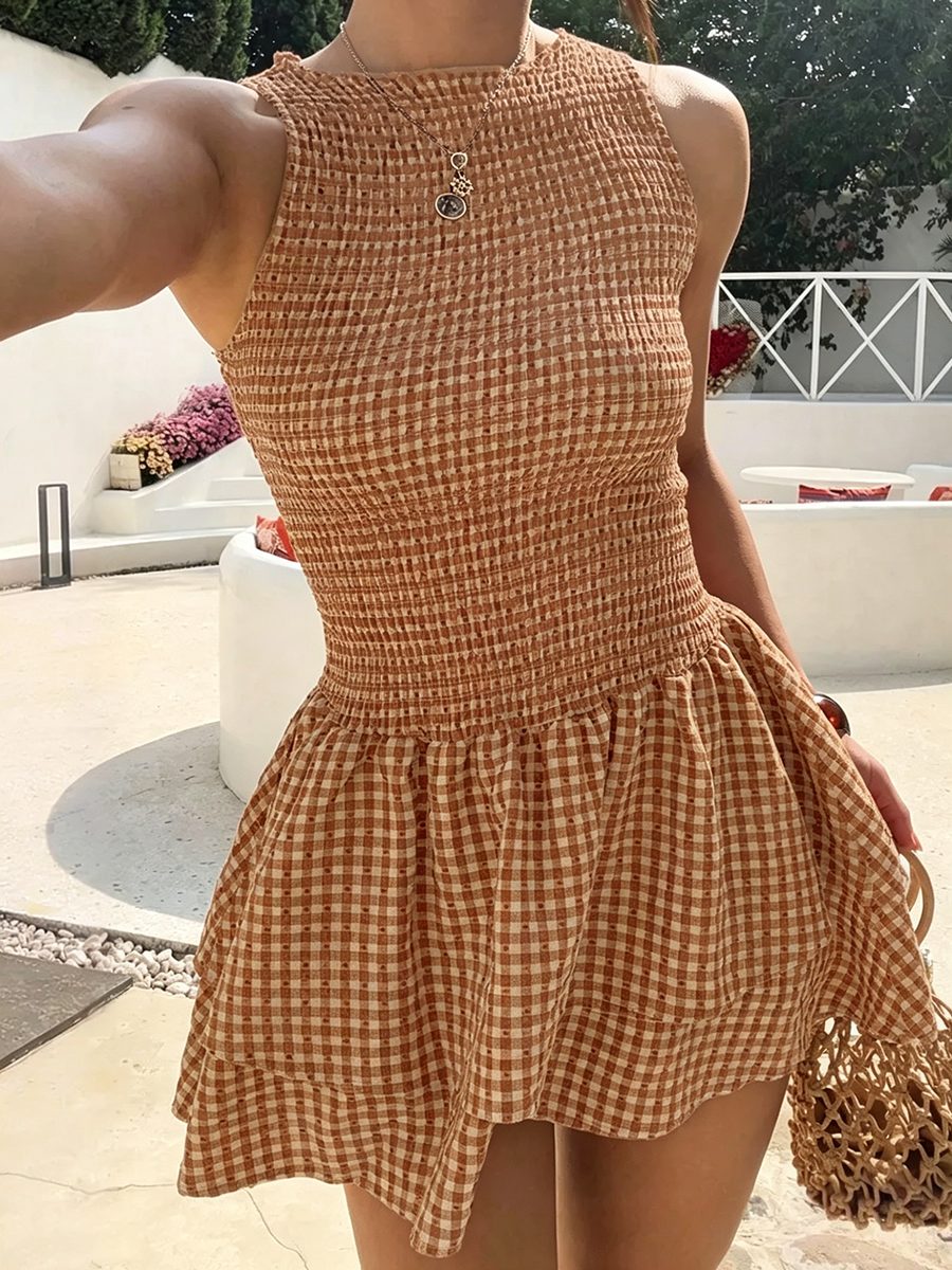 ⏰Hot Sale-Women'S Casual Fashion Sleeveless Short Dress🔥8-Pack - All Colors Included