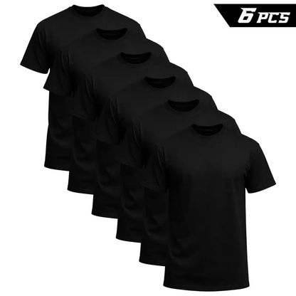 12 Pack Men's Classic Crew Neck T Shirts Soft Short Sleeve Everyday Basics