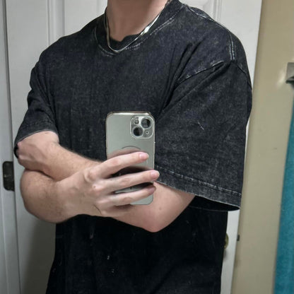 🔥Men's Oversized Vintage Acid-Wash T-Shirt