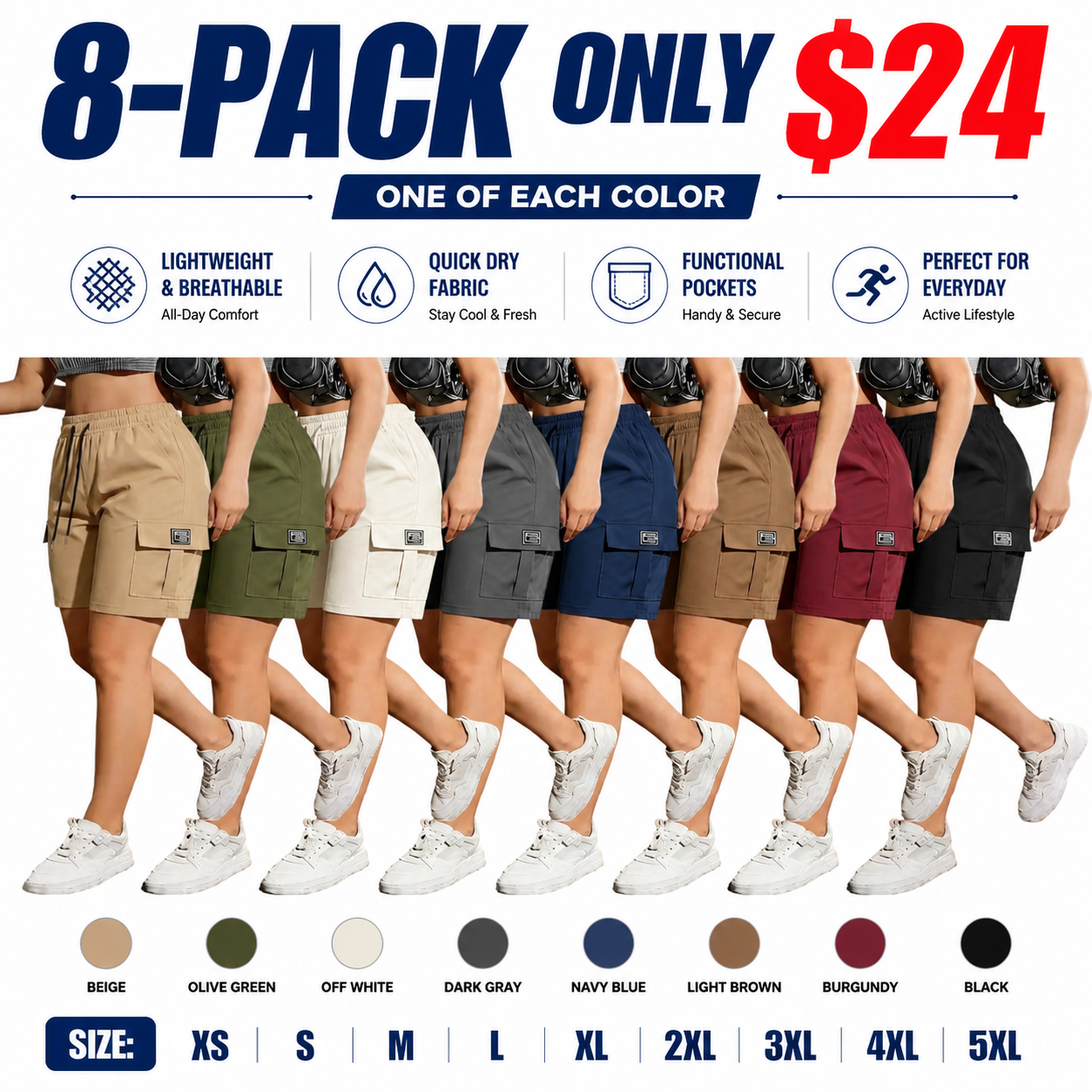 Women’s Outdoor Cargo Shorts