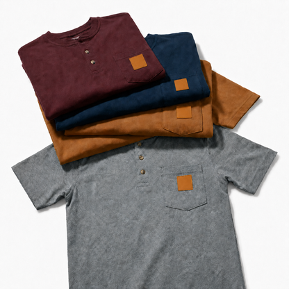 Men’s Heavyweight Pocket Polo – Durable, Comfortable & Built for Everyday Wear