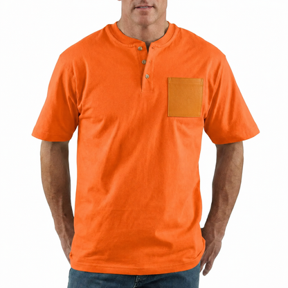 Men’s Heavyweight Pocket Polo – Durable, Comfortable & Built for Everyday Wear
