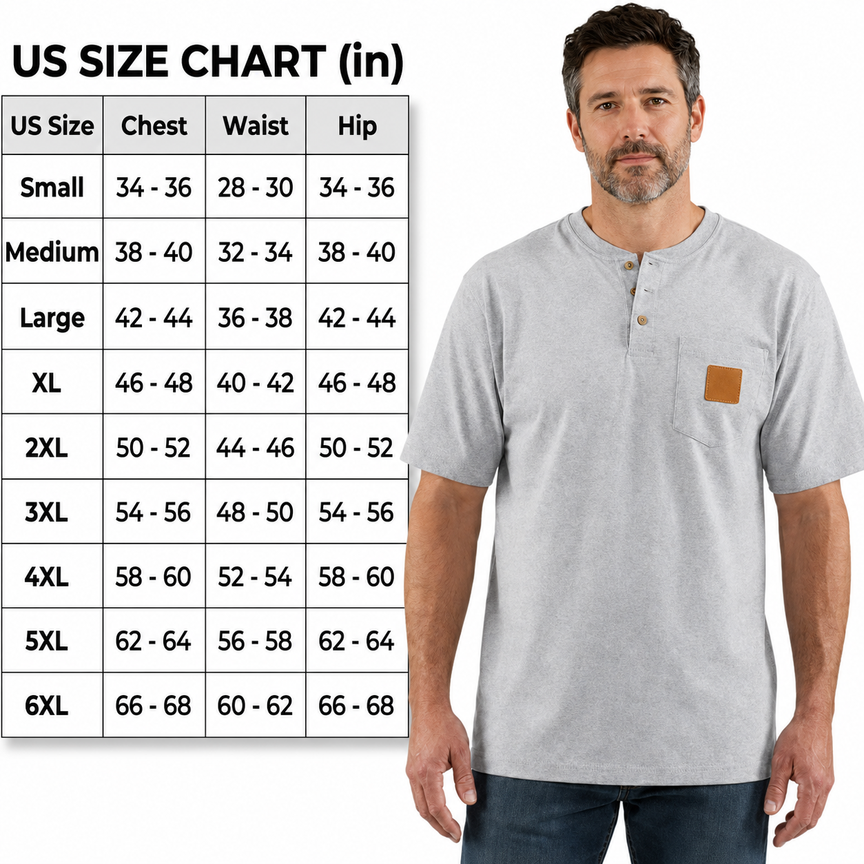 Men’s Heavyweight Pocket Polo – Durable, Comfortable & Built for Everyday Wear