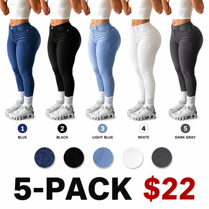 Women's High Waist Skinny Jeans