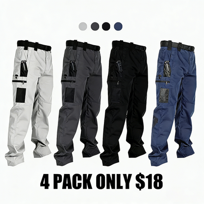 Men's Tactical Cargo Pants-Multi-Pocket Design