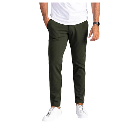 🔥Men's Slim Fit Stretch Golf Pants🔥 10-Pack - All Colors Included, Only $23.99