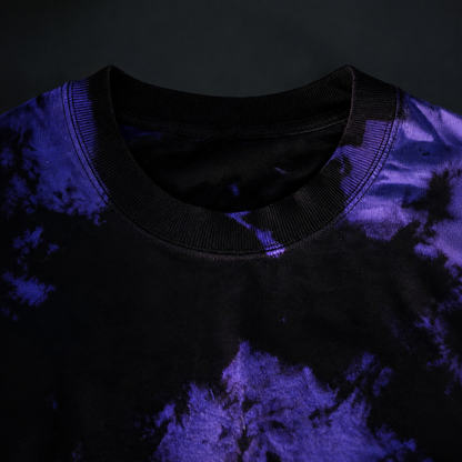 Unisex Vintage Tie-Dye T-Shirt for Summer Streetwear