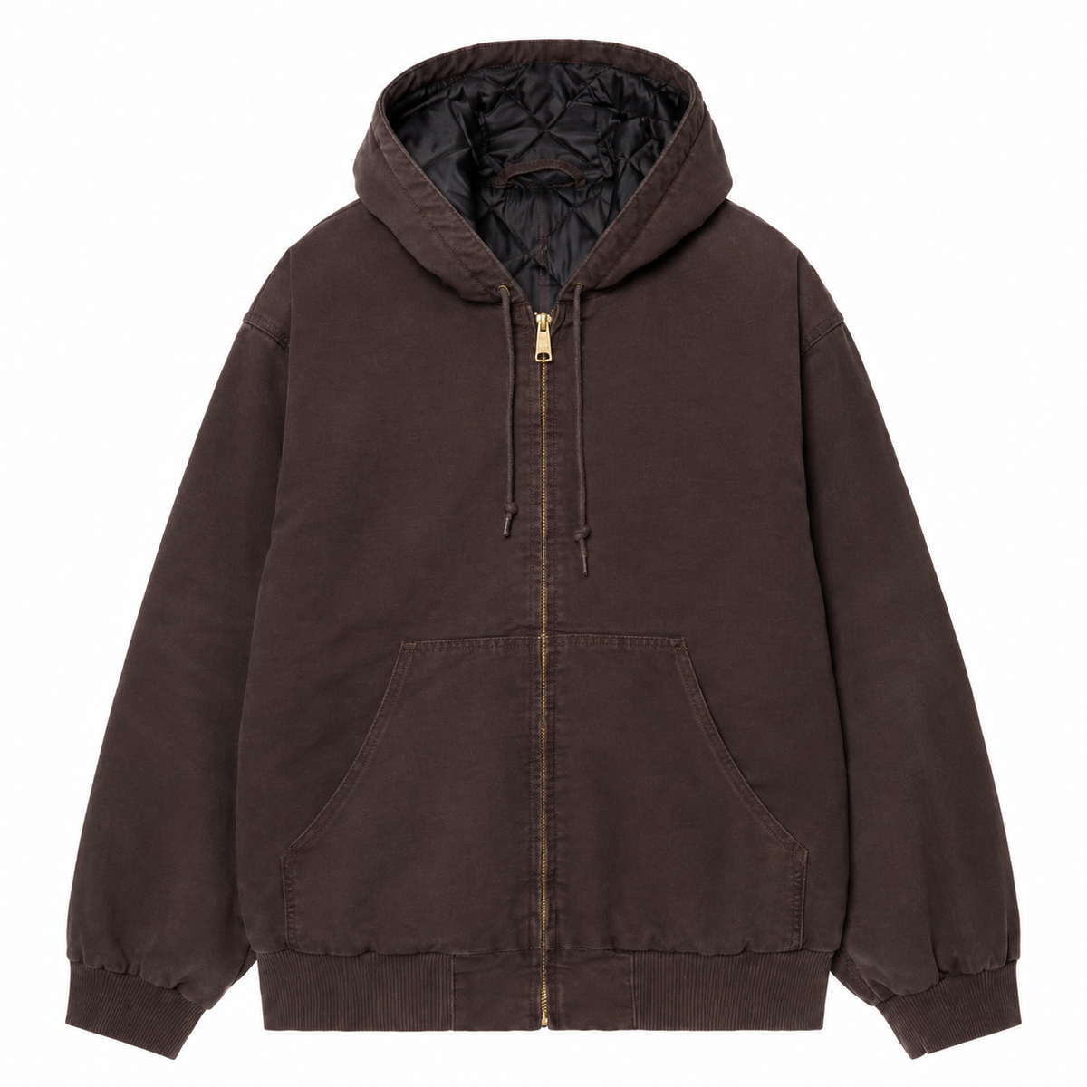 Men's Vintage Hooded Zip Jacket