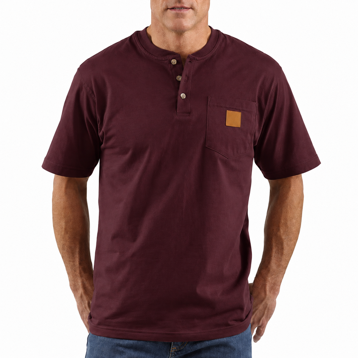 Men’s Heavyweight Pocket Polo – Durable, Comfortable & Built for Everyday Wear