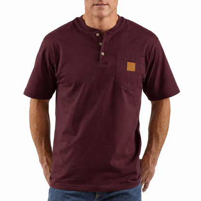 Men’s Heavyweight Pocket Polo – Durable, Comfortable & Built for Everyday Wear