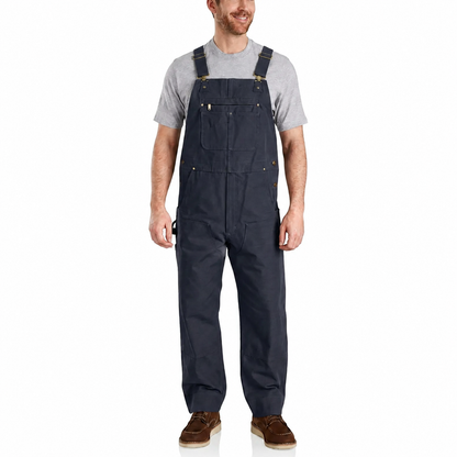 Men's Work Bib Overalls with Utility Pockets, Adjustable Straps and Multi Pocket Design