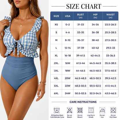 One Piece Swimsuit Ruffle Bathing V Neck Ruched