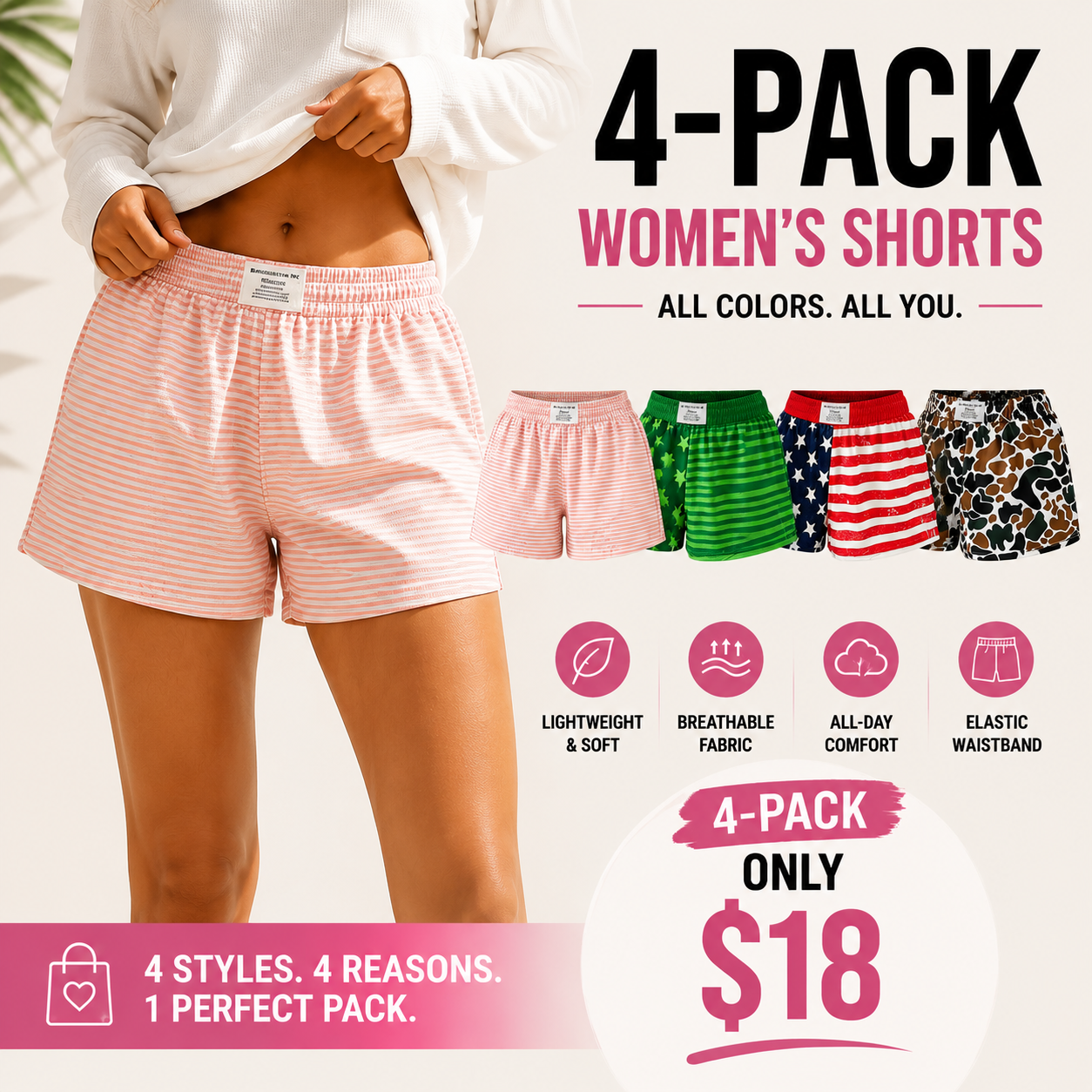 Summer Loose Casual Sports Shorts