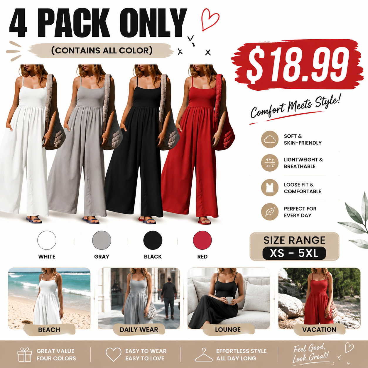 Womens Summer Jumpsuits