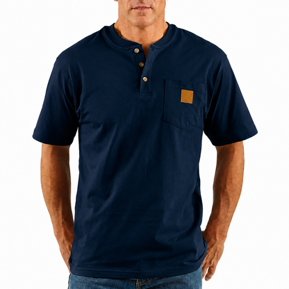 Men’s Heavyweight Pocket Polo – Durable, Comfortable & Built for Everyday Wear