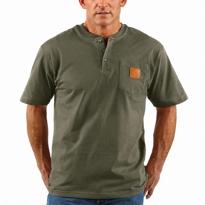Men’s Heavyweight Pocket Polo – Durable, Comfortable & Built for Everyday Wear