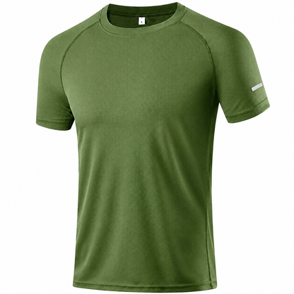 9-PACK Men's Print Reflective Stripe Sports T-Shirts