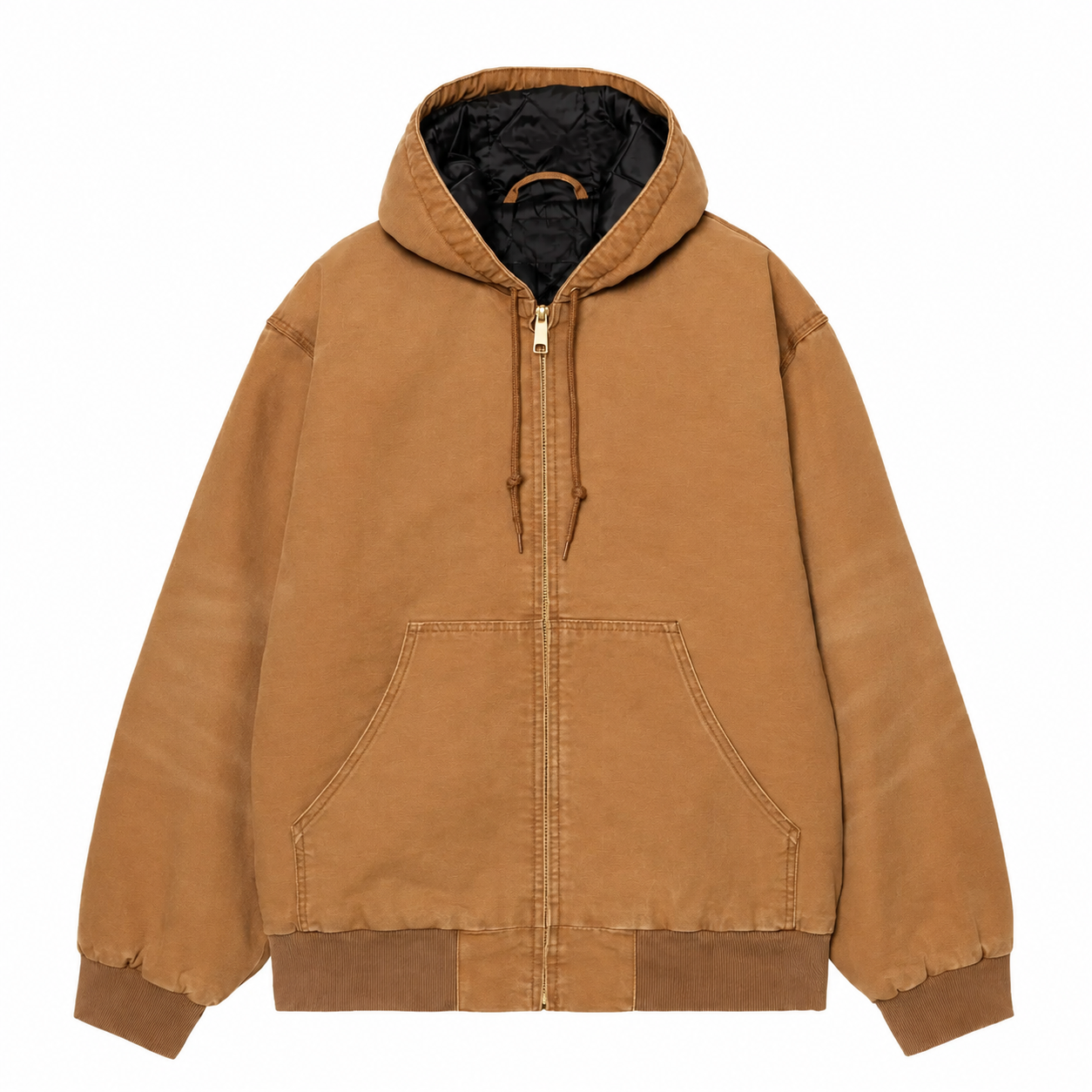 Men's Vintage Hooded Zip Jacket