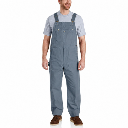 Men's Work Bib Overalls with Utility Pockets, Adjustable Straps and Multi Pocket Design