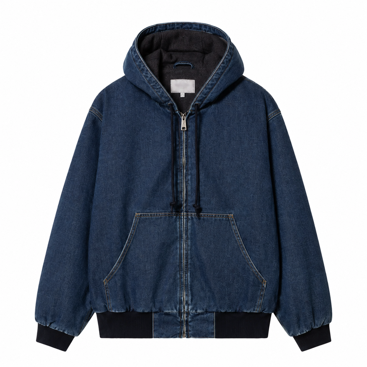 Men's Vintage Hooded Zip Jacket