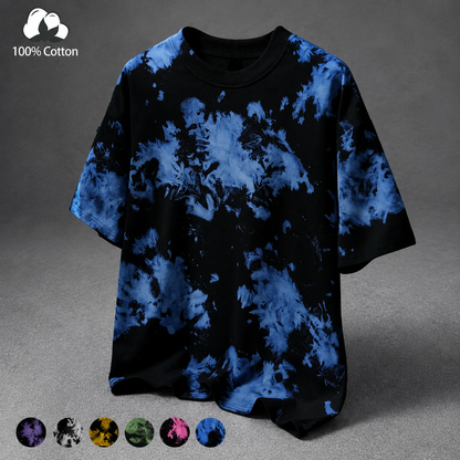 Unisex Vintage Tie-Dye T-Shirt for Summer Streetwear