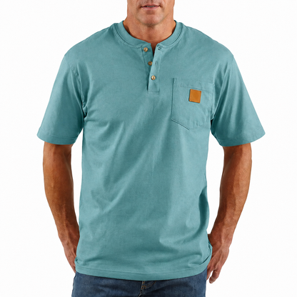 Men’s Heavyweight Pocket Polo – Durable, Comfortable & Built for Everyday Wear