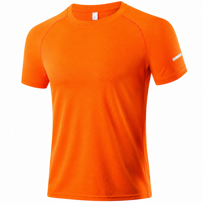 9-PACK Men's Print Reflective Stripe Sports T-Shirts