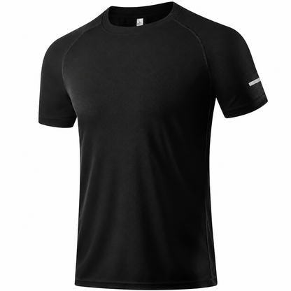 9-PACK Men's Print Reflective Stripe Sports T-Shirts