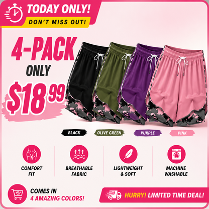 【LAST DAY SALE】Women’s casual athletic shorts with pockets