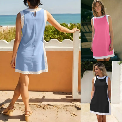 Women's Casual Color Block 2 Piece Set